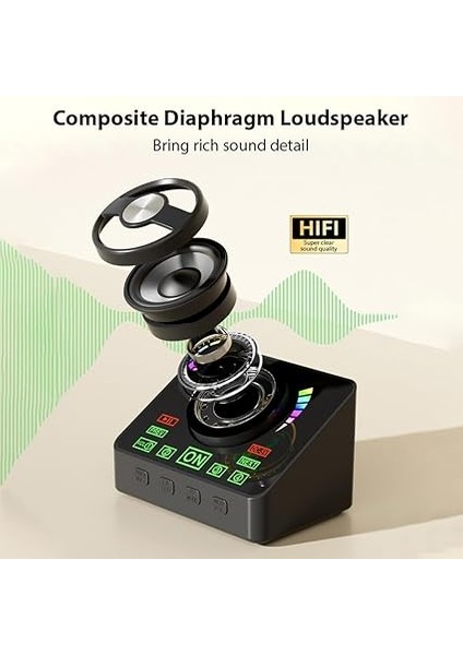 Karaoke Makinesi Mini Kablosuz Mikrofon ve Hoparlör 2 Mikrofonlu Ktv Seti Rgb Işık Efektleri El Mikrofonu Doğum Günü Ev Partisi Için Hediyeler Dış Mekan Hafif Taşınabilir Çift Mikrofon Karaoke fırsatları