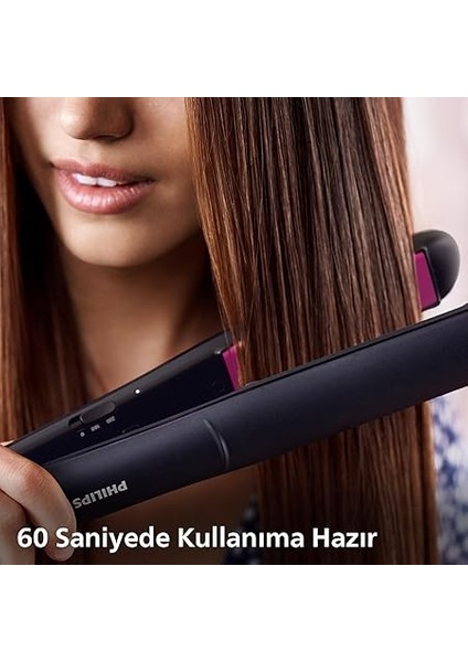 Saç Düzleştirici, Keratin Seramik Plaka, Thermoprotect Teknolojisi, 2 Sıcaklık Ayarı, Tuş Kilidi, 60 Saniyede Isınma, 220°C’YE Kadar Sıcaklık Ayarı, BHS375/00 indirimleri