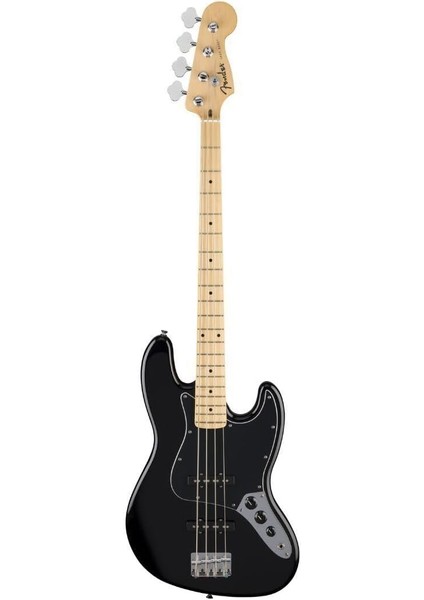 Standard Jazz Bass Black - Maple Bas Gitar