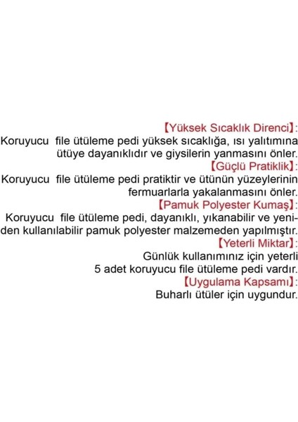 Adet) Koruyucu File Ütüleme Matı Pedi Yanmaz Yapışmaz (Ütü Altlığı Ütümasası Kılıfı Örtüsü Bezi) fırsatları