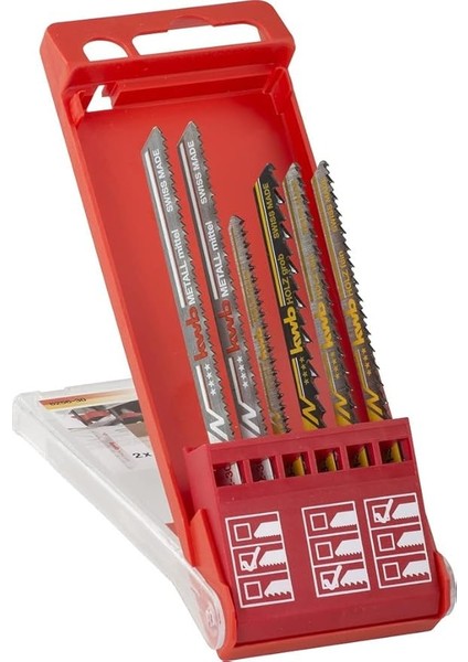 Kutulu Dekupaj Testere Bıçak Seti 6 Parça - 49625630