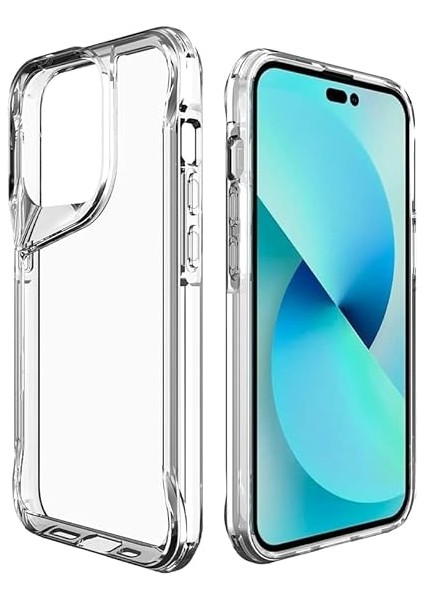 iPhone 16 Pro Için Defend Serisi Kristal Berraklığında Ultra Şeffaf Arkası Sert Polikarbonat Kenarları Yumuşak Silikon Super Koruyucu Özellikli Kılıf (Şeffaf, 16 Pro) modelleri