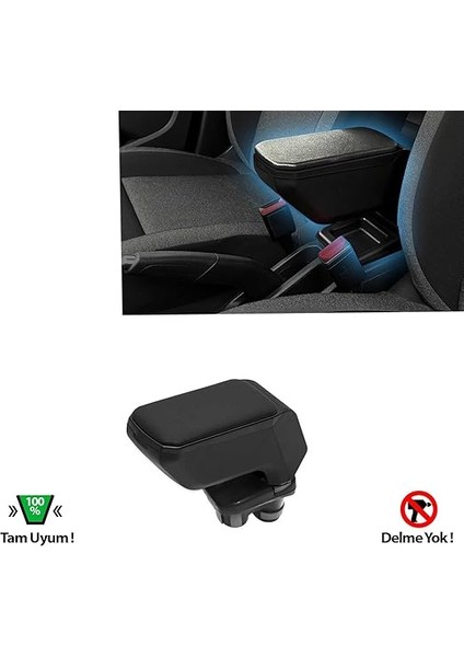 Auto Accessorıes Seat Ibiza 2009-2016 Ile Uyumlu Geçmeli Kolçak, Kol Dayama - A+ Kalite modelleri