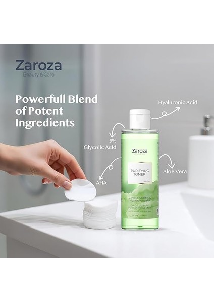 Arındırıcı &amp; Gözenek Sıkılaştırıcı Yeşil Tonik Glycolic Asit &amp; Hyaluronic Asit 200 ml fırsatları