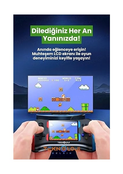 Oyun Retro Sup Konsolu X7M 3,5 Inç Ekran Video Oyunları Hd/av Çıkışı Taşınabilir Mini Gamepad indirimleri
