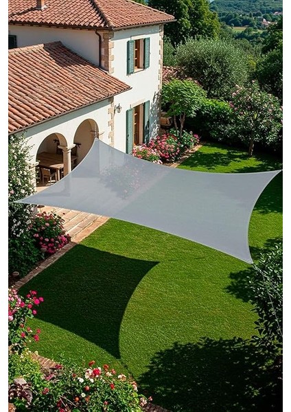 Gölgeleme Oranlı Hdpe Gölgelik File – 4m x 3m, 140GR/M², Uv Koruma, Kuşgözü Takviyeli, Bahçe Teras Balkon Için (Gri) indirimleri