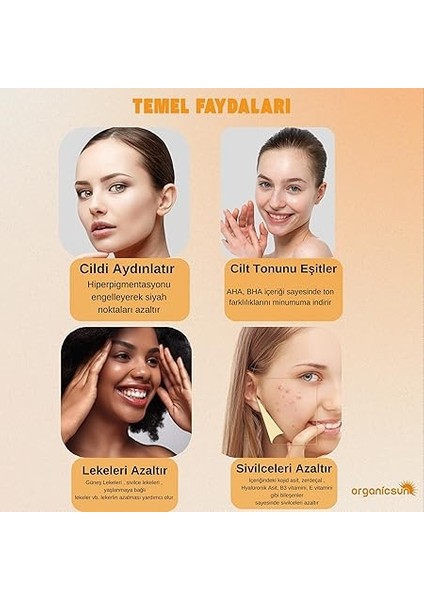 Kojik Asit &amp; Zerdeçal Sabunu 140 gr Leke ve Sivilce Karşıtı Kojic Acid - Kolajen - Aha Bha - C Vitamini - Hyaluronic Acid - Shea Butter Yağı Içerikli Aydınlatıcı Sabun indirimleri