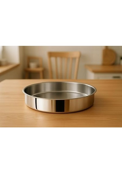 Çelik Yuvarlak Fırın Tepsisi, Baklava Börek Kebap Pişirme Kabı,paslanmaz Çelik Fırın Tepsisi Baklava Börek Kebab Tepsisi Yuvarlak Fırın Tepsi (38 Cm) modelleri