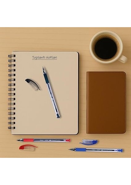 Iğne Uç Tükenmez Kalem Seti, 10’lu, Siyah, 0.7 Mm, Rahat Yazım, Ergonomik Tutuş fırsatları