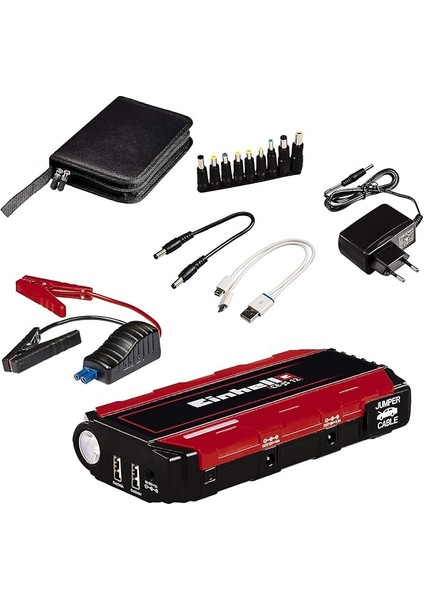 Akü Takviye-Powerbank Ce-Js 12/1 (12 V, Jump Start, Power Bank, Lipo Pil 3X3700 Mah, LED Şarj Durumu Göstergesi, LED Lamba, 12V/200A Atlama Başlatıcı, USB Micro/mini/type C Dahil) - 1091521