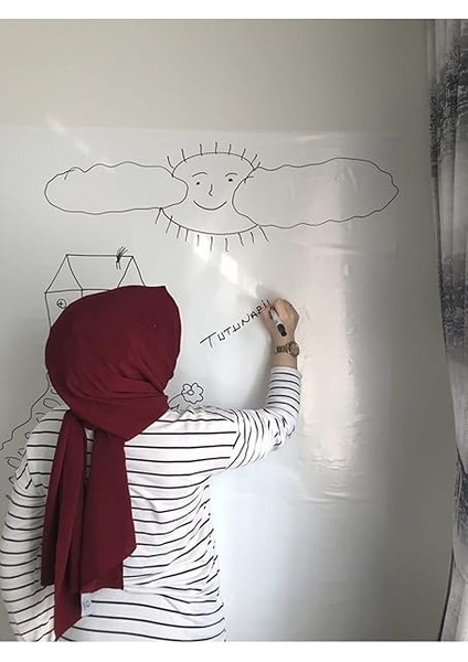 Kağıt 2 Tane Beyaz Akıllı Kağıt Tahta 100X150 cm Yazı Tahtası Kalem Hediyeli modelleri