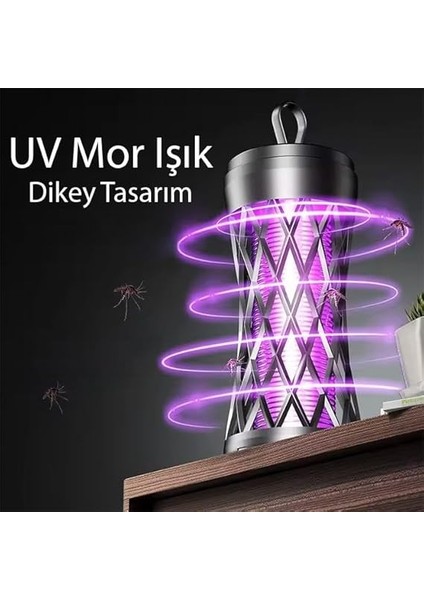 200M2 Etkili Uv Mor Işıklı Sivrisinek Öldürücü Sinek Kapanı Ev Yazlık Kamp Sivrisinek Kovucu modelleri