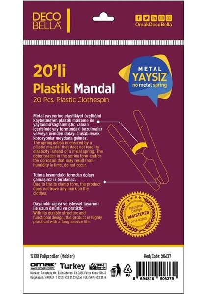 20 'li Plastik Mandal fırsatları