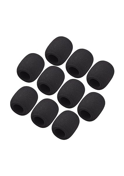 10 Adet Mikrofon Köpük Ön Cam Ön Cam Gürültü Azaltma Sünger Mikrofon El Kondenser Mikrofon Için Kapak fiyatları