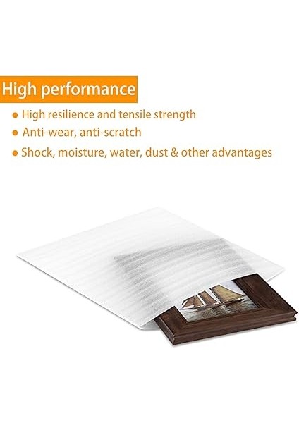 50 Paket Yastık Köpük Torbalar 30X30 Cm, Taşıma Için Ambalaj Yastıklama Malzemeleri, Köpük Sarma Torbalar Kırılgan Öğeleri Korur, Ambalaj Yemekleri/çin/bardaklar/tabaklar/kupalar Için Yastıklama indirimleri