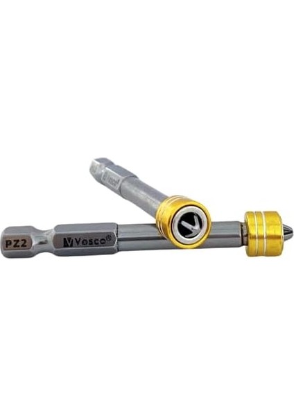 Mıknatıslı Bits Uç Matkap Ucu Tornavida Ucu Vidalama Ucu Pz2-65 mm (1 Adet)