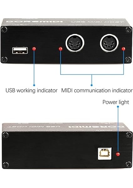 USB - Mıdı Host Gitar Efektör Mıdı Synthesizer Mıdı Jeneratör Mıdı Arayüz Cihazları Elektronik Enstrüman Ekipmanı fırsatları