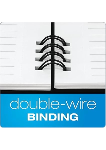 Taş Kağıt Defter, 5-1/2" x 8-1/2", Mavi Kapak, 60 Yaprak, 2'li Paket (161646) fırsatları