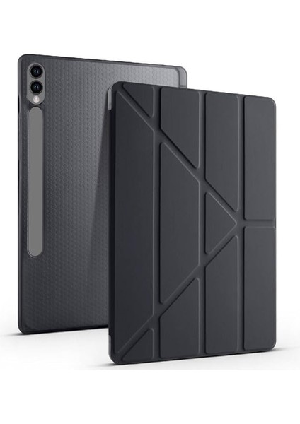 Galaxy Tab S10 Ultra X920 14.6 Inç Katlanabilir Kalemlikli Standlı Akıllı Kılıf Siyah