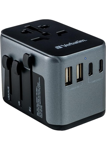 49545 - Uta-03 Unıversal Travel Adapter - PD30W / Qc / 2xusb / 2xtype-C