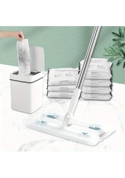 Teleskopik Yer Mopu (Yeşil) +Yüzey 48'li Temizlik Bezi Hediyeli (NKS150) indirimleri