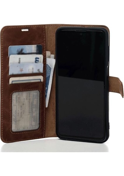 Samsung Galaxy A36 5g Hakiki Deri Cüzdan Kılıf Kapaklı, Mıknatıslı, Kartlık Bölmeli, Manyetik Kapama, Stand Özellikli, Şık ve Koruyucu fiyatları