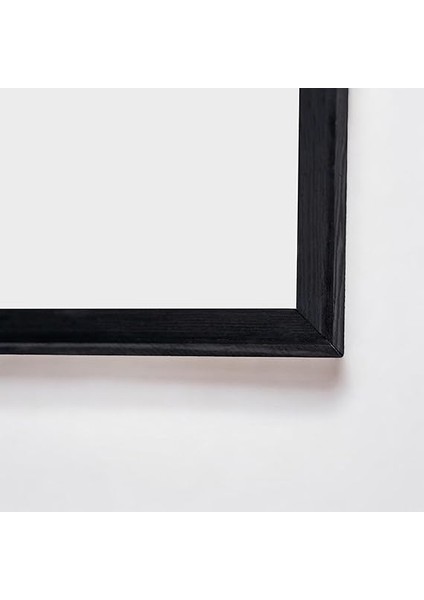 Tanıtım Premium Masif Çam Çerçeve - 3mm Mdf Arkalık - 500 Mikron Kırılmaz Şeffaf Pvc Ön Koruma - Şık ve Dayanıklı Duvar Ahşap Çerçevesi (Siyah, 21CM x 30CM) modelleri