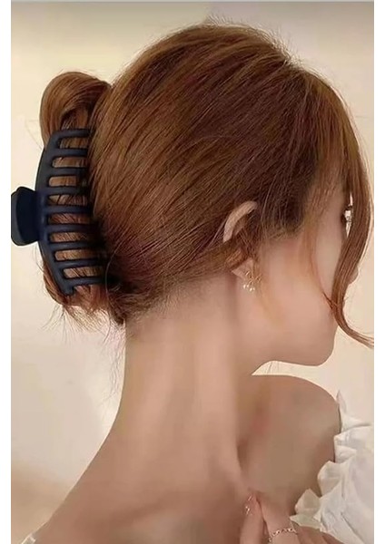 Mandal Toka Kadın Siyah Kahve Kadın Çocuk Mandal Toka, Lastik Toka Seti, Toka Organizer, Toka, Kız Çocuk Toka, Kadife Toka (11CM) 4'lü Set modelleri