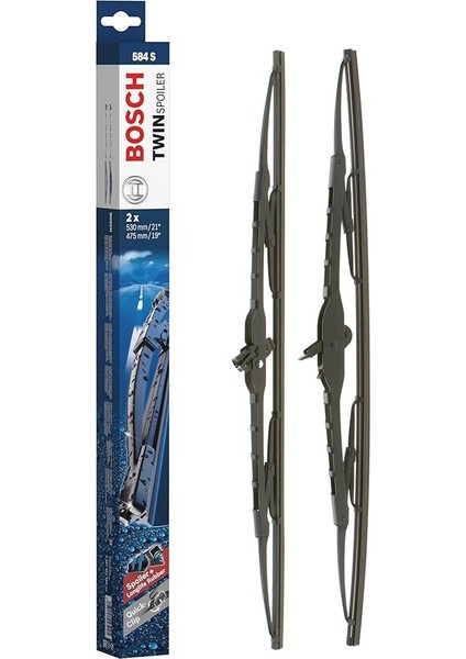 Twin Rüzgarlıklı Silecek Seti [530/475 Mm] 584S 3397001584