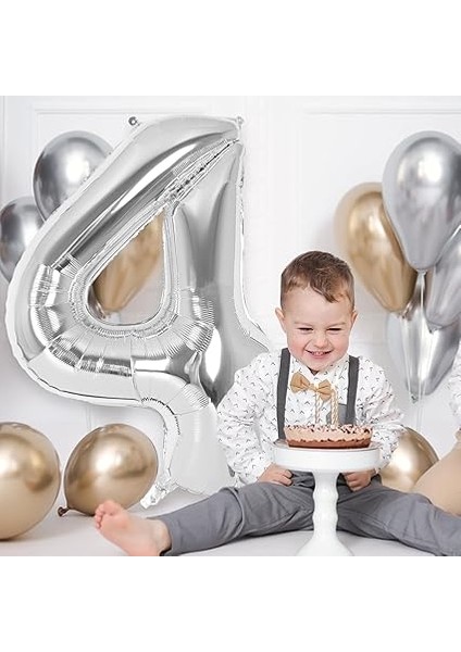 7 Rakamı Doğum Günü Balonu Yaş Günü Gümüş Renk Uçan Balon 102 cm Doğum Günü ve Parti Dekorasyonu Büyük Boy Folyo Helyum Uçan Balon Yaş 7 Sayısı fiyatları