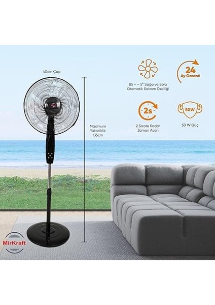 FS-40BR Stand Fan Vantilatör indirimleri