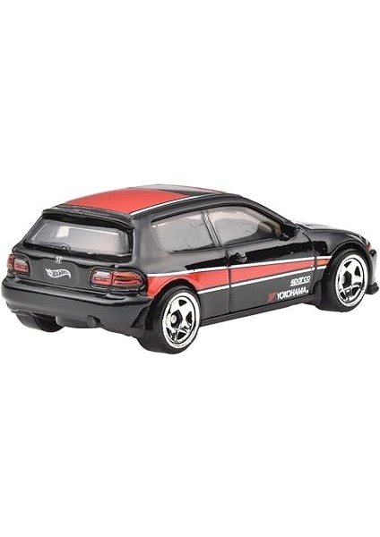 Wheels 90 Lar Sokak Sahnesi Temalı Arabalar 92 Honda Cıvıc Ec JCB56 modelleri