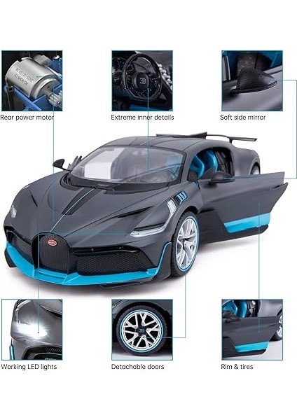 1:14 Uzaktan Kumandalı Araba Bugatti Divo Man Kapı Açılan 2.4 Ghz fırsatları
