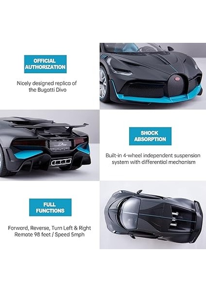 1:14 Uzaktan Kumandalı Araba Bugatti Divo Man Kapı Açılan 2.4 Ghz indirimleri