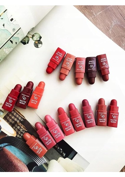 Rose Matte Lipstick (Mini) No:mix 3 - Ruj fiyatları