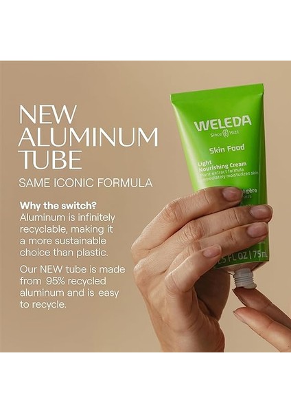 Weleda Skin Food Light Nemlendirici ve Besleyici Organik Bakım Kremi 75ML - Normal ve Kuru Ciltler Için 1 Paket (1 x 1 Adet) fırsatları