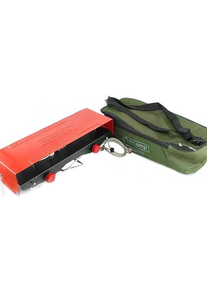 Katlanabilir Ikili Kamp Ocak (Çantalı &amp; Adaptör Setli) modelleri