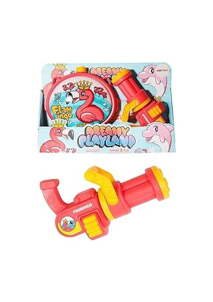 1200 ml Su Kapasiteli Sırt Çantalı 9 Metre Atış Mesafeli Su Tabancası 20 cm - Çantalı Oyuncak Su Tabancası Taşınabilir Dinozor ve Pelikan Desenli (Pelikan) indirimleri