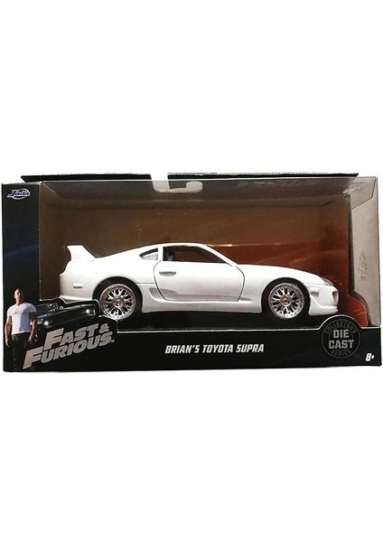 253203046, Hızlı ve Öfkeli Toyota Supra 1995, 1:24, Die-Cast( Metal ), Fast &amp; Furious Toyota Supra 1995 modelleri
