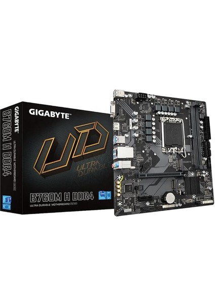 B760M H Ddr4 Intel LGA1700 Matx Ultra Durable Anakart
