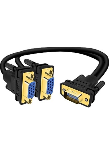 V401 VGA To 2 VGA Çoklayıcı Splitter Y Kablo