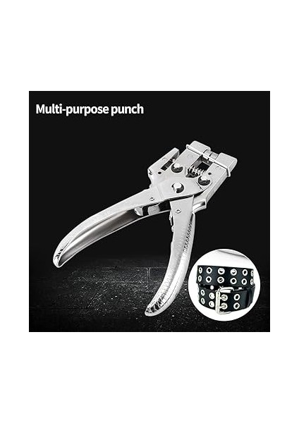 Perçin Ayarlayıcı Punch Pense - Delik Delme Pense Kemer Kuşgözü Ayar Aracı Kemer Delikleri Kuşgözü Ayar Aracı Karton Delik Delme Aracı 100 Adet Kolay Basın Içi Boş Grometler indirimleri