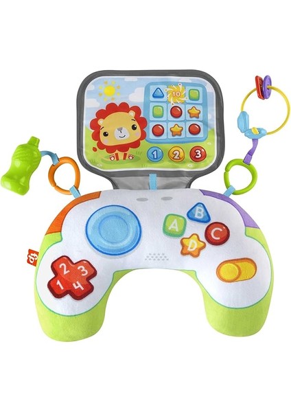 Küçük Oyuncunun Uzanma Yastığı Fisher-Price Küçük Oyuncunun Uzanma Yastığı, Duyusal Gelişime ve Karın Üstünde Oynamaya Yönelik Bebek Oyuncağı HGB89