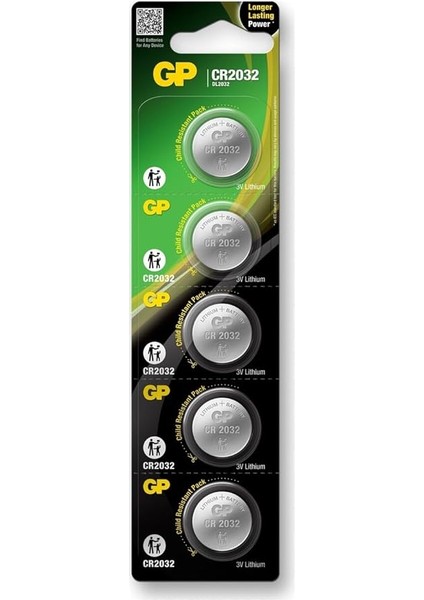 Elektronik 1 Kart 5 Adet Xiaomi Mijia Akıllı Sıcaklık ve Nem Ölçer Termometre Pili Bataryası CR2032