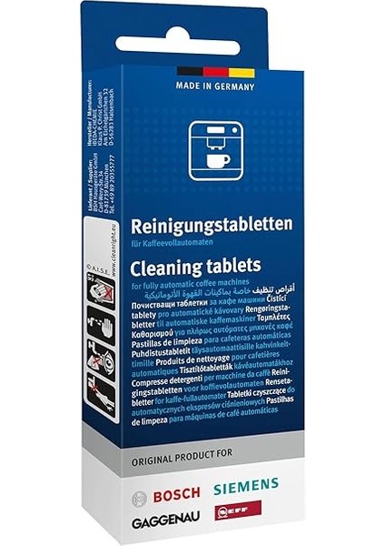 3 x 10 Orijinal Reinigungstabletten Siemens Neff Gaggenau modelleri