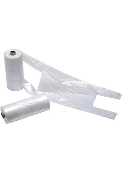 Poşet Şeffaf Hışır Poşet Market Manav Poşeti 21X42 cm Küçük Boy