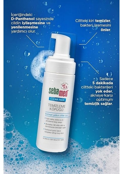 Sivilceye Yatkın Yağlı Ciltler Için Etkili Siyah Nokta Karşıtı Yüz Temizleme Köpüğü 150 ml fiyatları