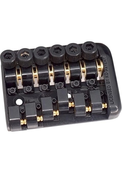 6 Dize Eyer Başsız Gitar Köprü Tailpiece Solucanlar Dahil Dize Cihazı Gitar Köprü Tailpiece Parçası fırsatları