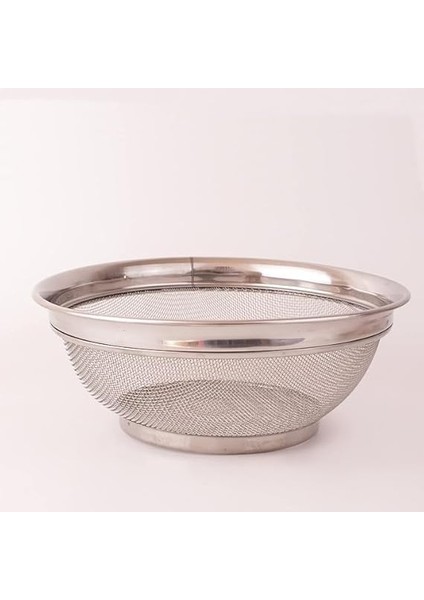 Paslanmaz Çelik Kulpsuz Süzgeç 26CM, Paslanmaz Pirinç Süzgeci, Paslamaz Çelik Mutfak Süzgeci indirimleri