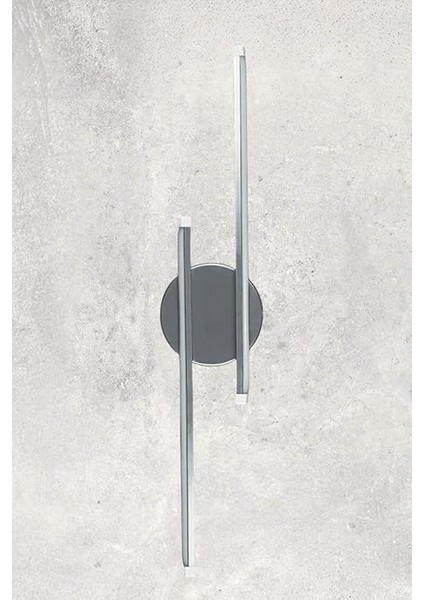 Aplik Modern Tasarım Gün Işığı Ledli Banyo - Mutfak - Salon LED Duvar Aplik (Gri) fiyatları